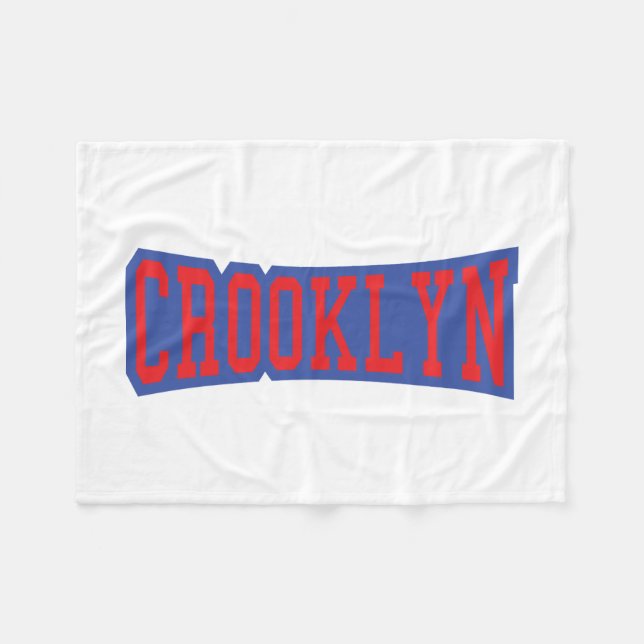 CROOKLYN, NYC FLEECE BLANKET (Front (Horizontal))