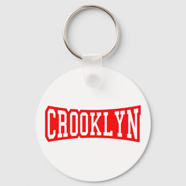 CROOKLYN, NYC KEYCHAIN (Front)