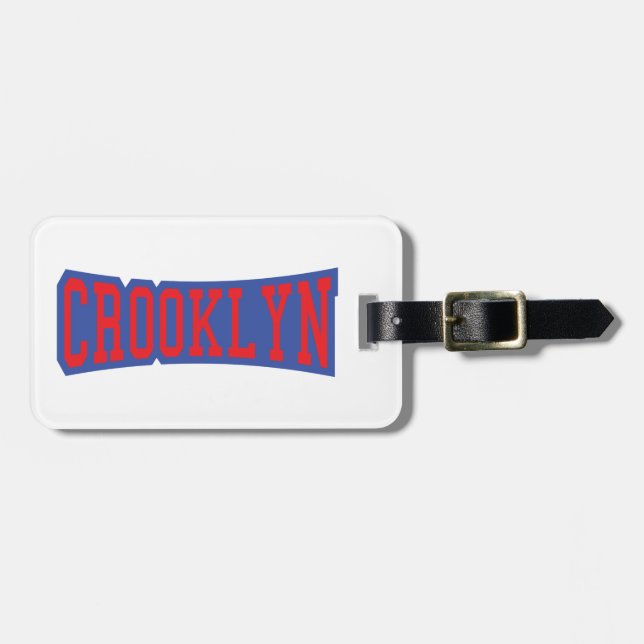 CROOKLYN, NYC LUGGAGE TAG (Front Horizontal)