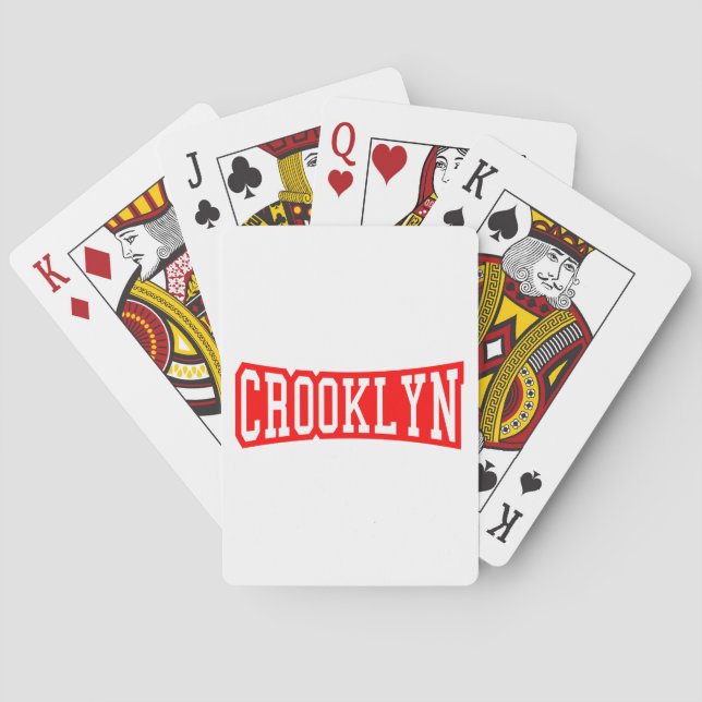 CROOKLYN, NYC PLAYING CARDS (Back)