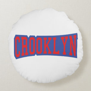 CROOKLYN, NYC ROUND PILLOW