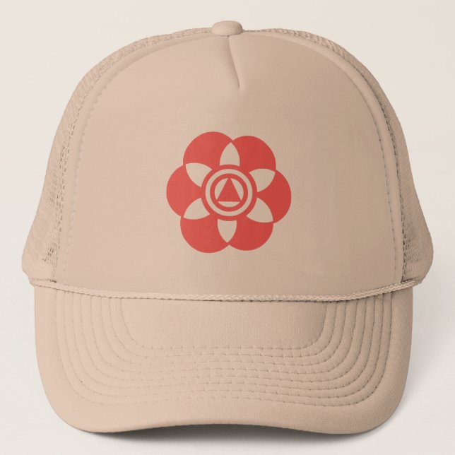 Crop Circle 02 Trucker Hat (Front)