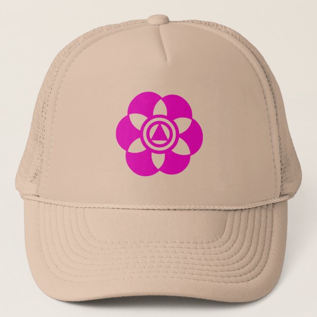 Crop Circle 02 Trucker Hat (Front)