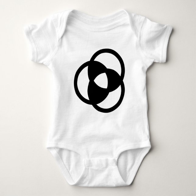 Crop Circle 05 Baby Bodysuit (Front)