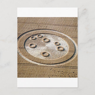 Crop Circle Sisters Of Pleiades Froxfield 1994 Postcard