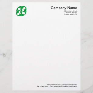 Crop Circle Symbol 03 - Grass Green Letterhead