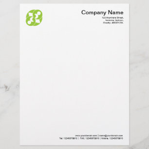 Crop Circle Symbol 03 - Martian Green Letterhead