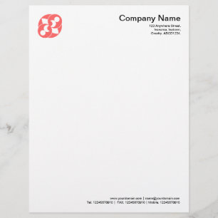 Crop Circle Symbol 03 - Tropical Pink Letterhead
