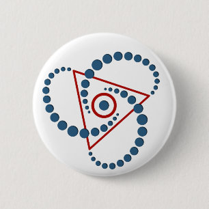 crop circle VI 2 Inch Round Button