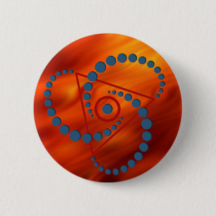 crop circle VI 2 Inch Round Button