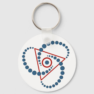 crop circle VI Keychain