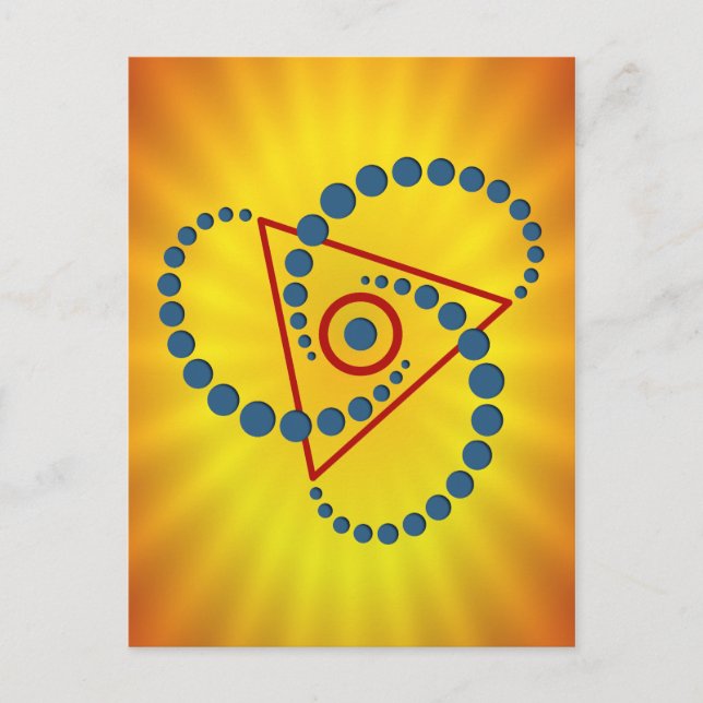 crop circle VI Postcard (Front)