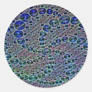 Crop Circles Classic Round Sticker