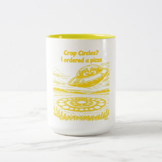 CROP CIRCLES Two-Tone COFFEE MUG