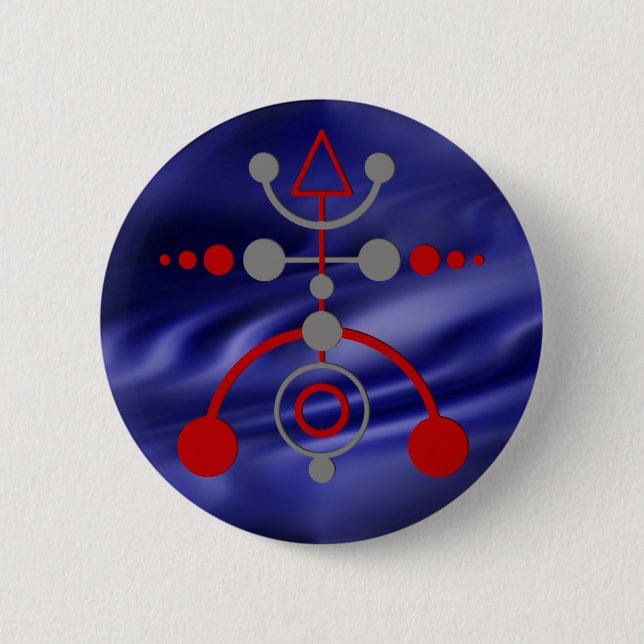 crop cirkle V 2 Inch Round Button (Front)