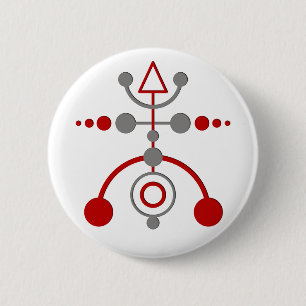 crop cirkle V 2 Inch Round Button