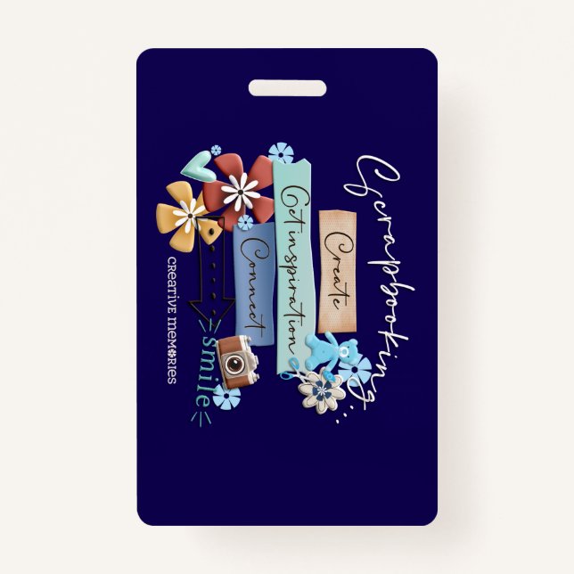 Crop & Connect Atlanta Luggage Tag Badge (Front)