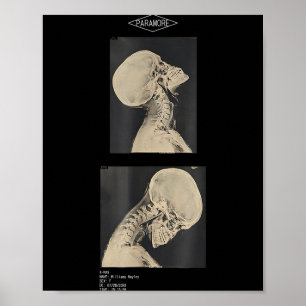 Cropped Headbanger X-Ray Doctors Poster