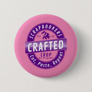 Cropper Scrapbook 2 Inch Round Button