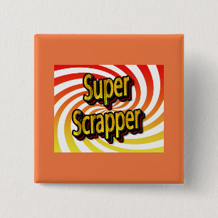 Cropper Scrapbook Crafter 2 Inch Square Button