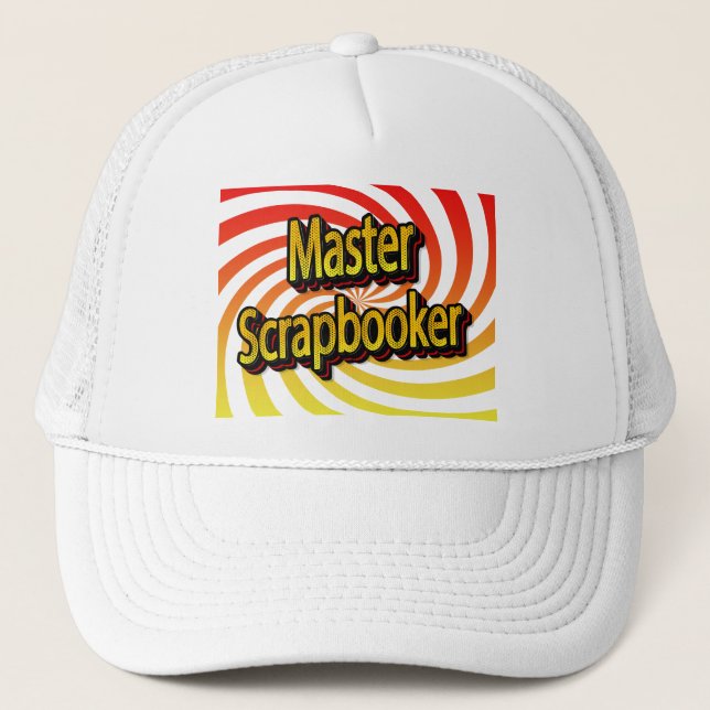 Cropper Scrapbook Crafter  Trucker Hat (Front)