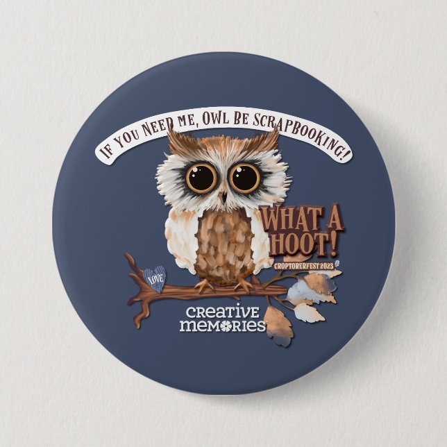 Croptoberfest 2023 Round Button (Front)