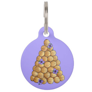 Croquembouche Choux Buns French Patisserie Cake Pet Tag