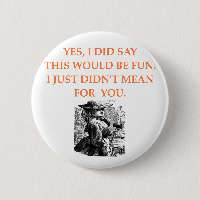 croquet 2 inch round button (Front)