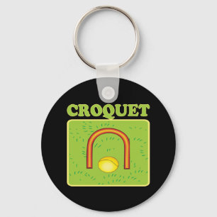 Croquet 6 keychain