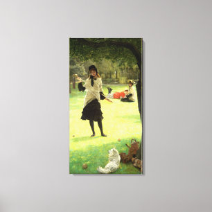 Croquet, c.1878 canvas print