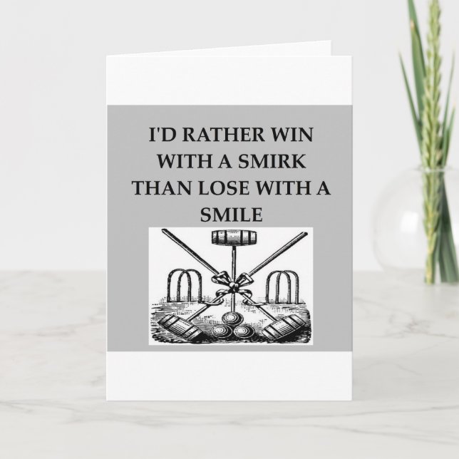 croquet card (Front)