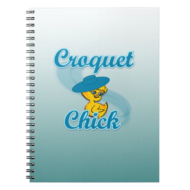Croquet Chick #3 Notebook (Front)