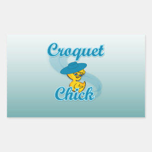 Croquet Chick #3 Sticker