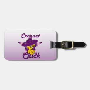 Croquet Chick #9 Luggage Tag