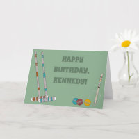 Croquet Game Custom Birthday