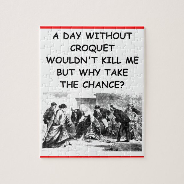 croquet jigsaw puzzle (Vertical)