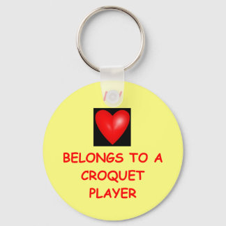 croquet keychain