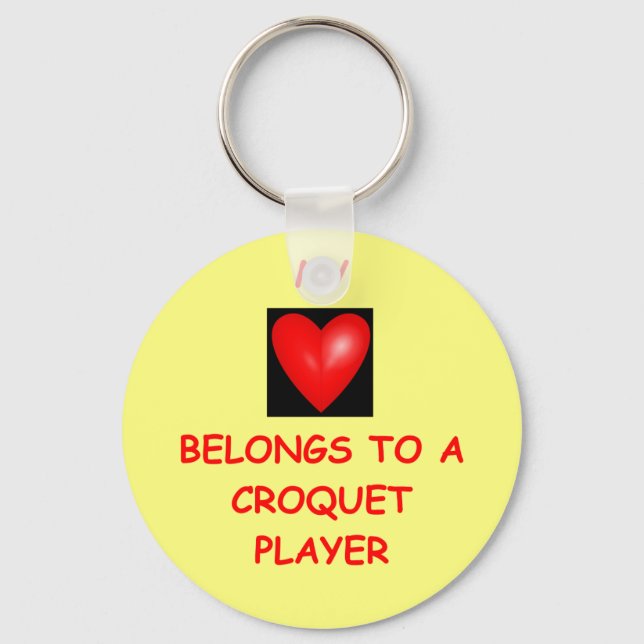 croquet keychain (Front)