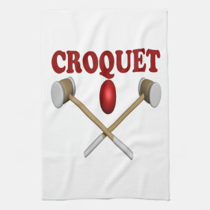 Croquet Kitchen Towel