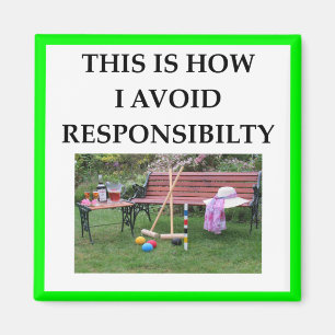 CROQUET MAGNET