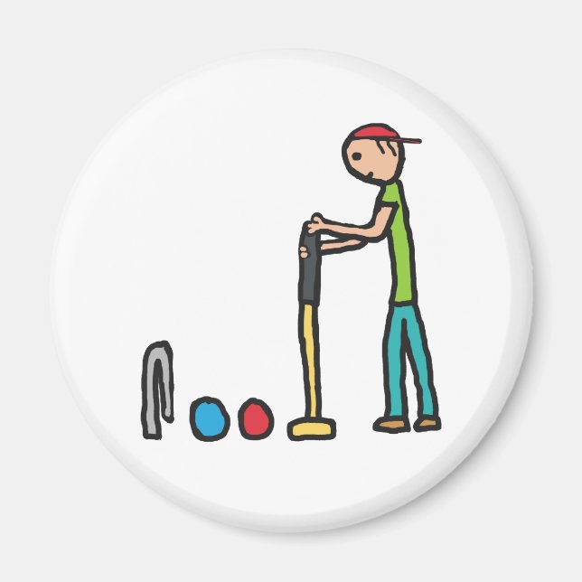 Croquet Magnet (Front)