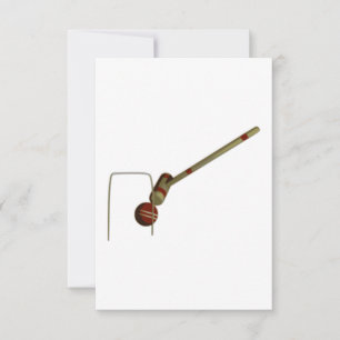 Croquet Mallet and Balls