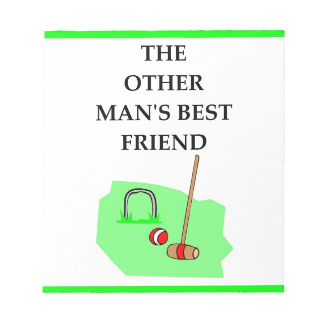 croquet notepad (Front)