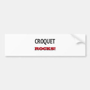 Croquet Rocks Bumper Sticker