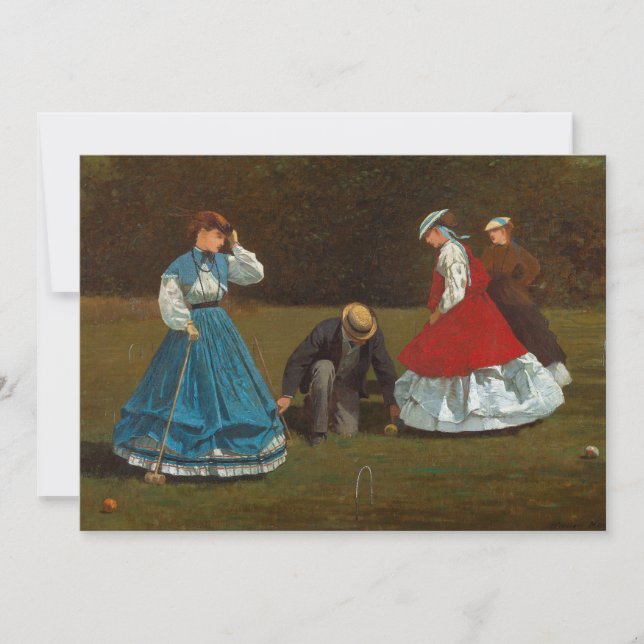 Croquet Scene | Winslow Homer (Front)