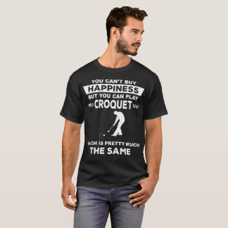 Croquet T-Shirt Funny Play Croquet Gift Tee