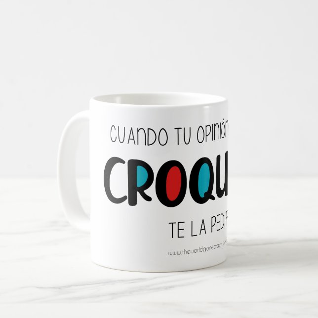 Croqueta Coffee Mug (Front Left)