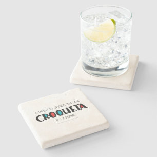 Croqueta Stone Coaster