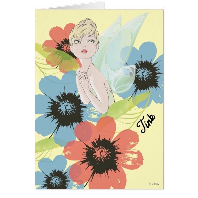 Croquis Bell Tinker Avec Fleurs Cosmos (Devant)