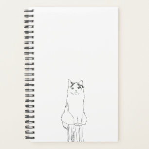 Croquis de chat mignon moderne
